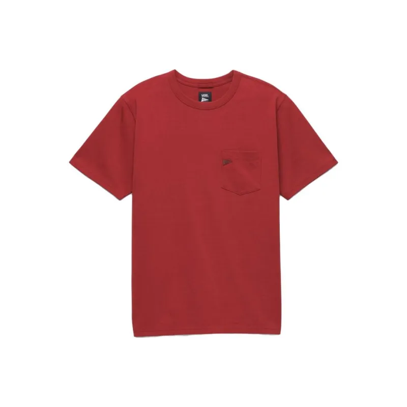 Vans X Pilgrim Pocket T Shirts Men Red-0