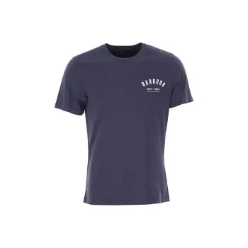 BARBOUR Logo print Cotton T shirt