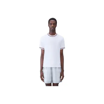 THOM BROWNE Milan Striped Crewneck T Shirt