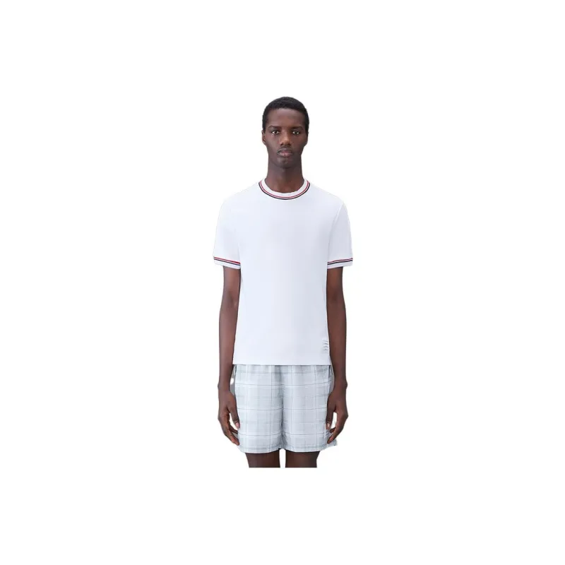 THOM BROWNE Milan Striped Crewneck T Shirt-0