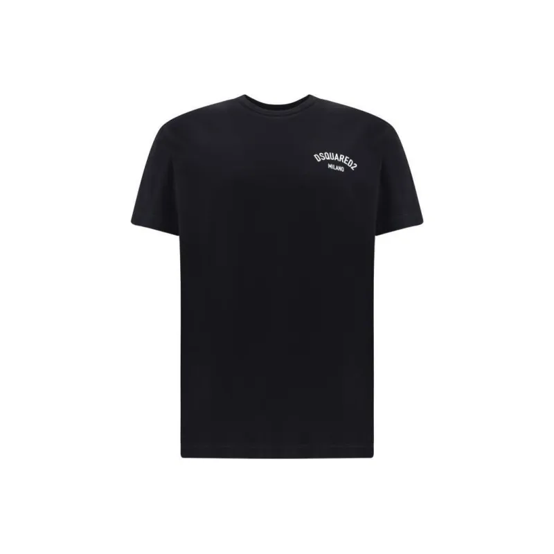 DSQUARED 2 Logo Printed Crewneck T Shirt-0