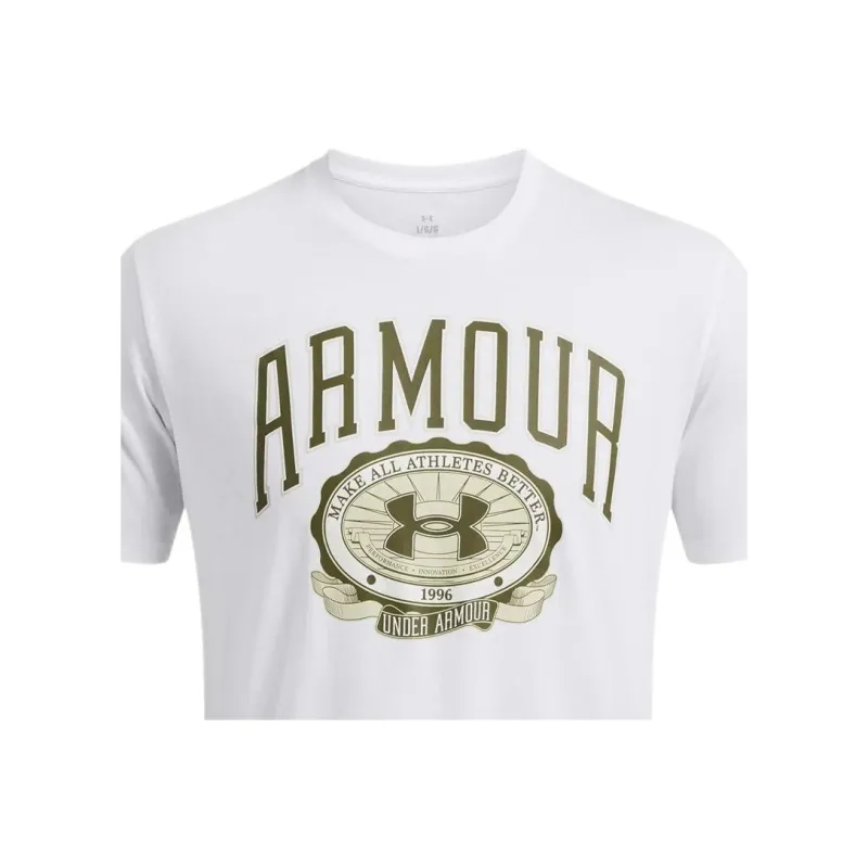 Under Armour Collegiate T Shirt Men's White-4