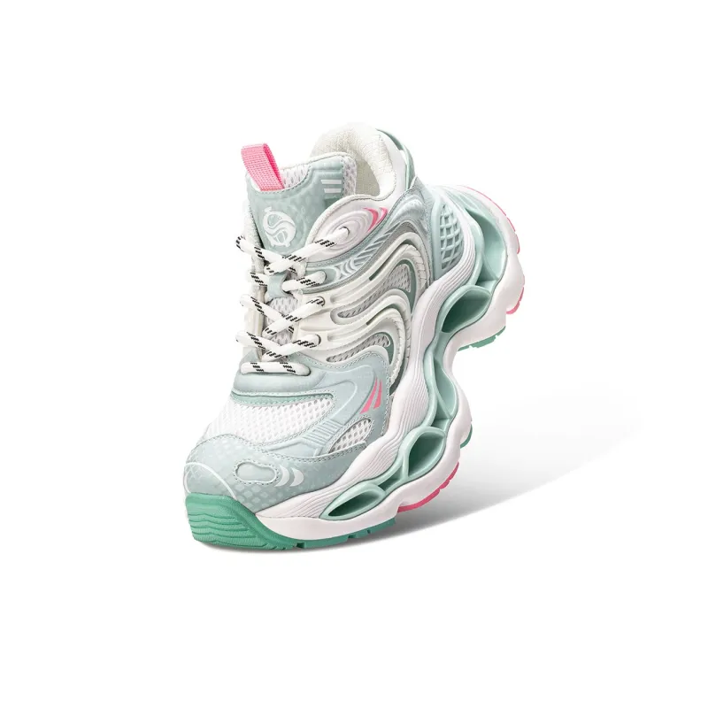 TIMESPEAK Lunar Shadow Series Low Top Couple, Chunky Sneakers Unisex-3