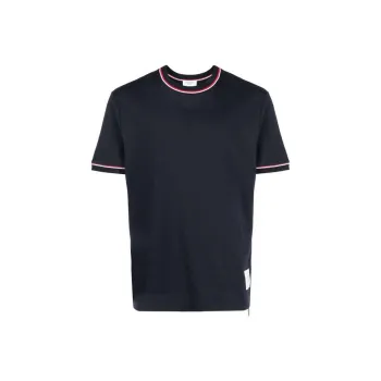 THOM BROWNE Milan Striped Crewneck T Shirt