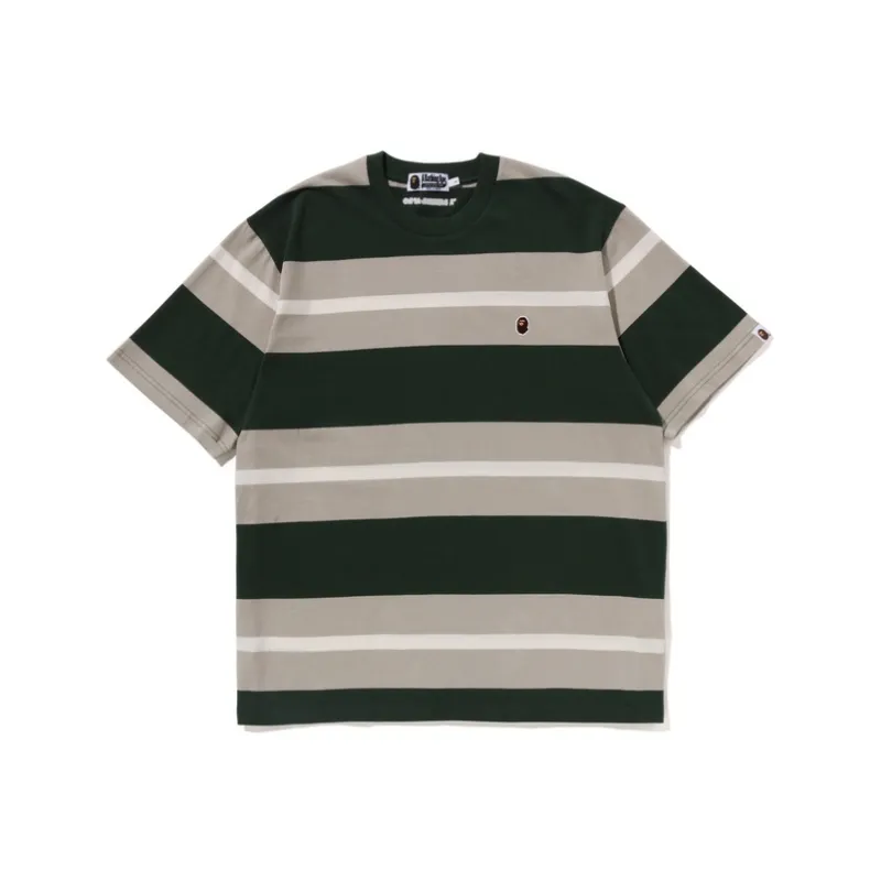 A BATHING APE Head One Point Hoop Tee-4