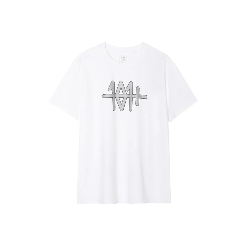 Lee Drop Shoulder Sleeve T Shirt Men's White-0
