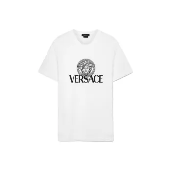 VERSACE Medusa Head Printed Crewneck T Shirt