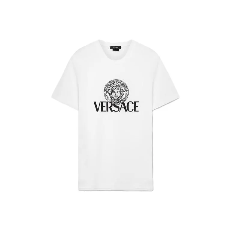 VERSACE Medusa Head Printed Crewneck T Shirt-0