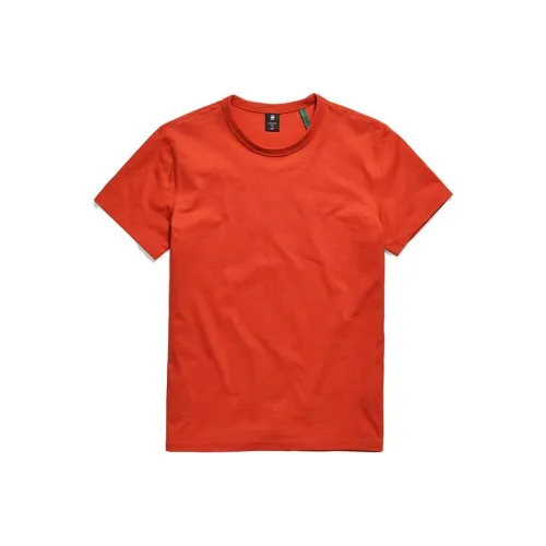 G STAR RAW T Shirts Men Acid Red
