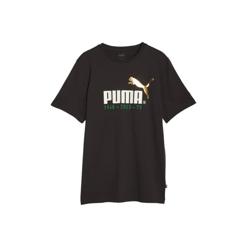 PUMA No. 1 Logo Celebration T Shirts Men Black-0