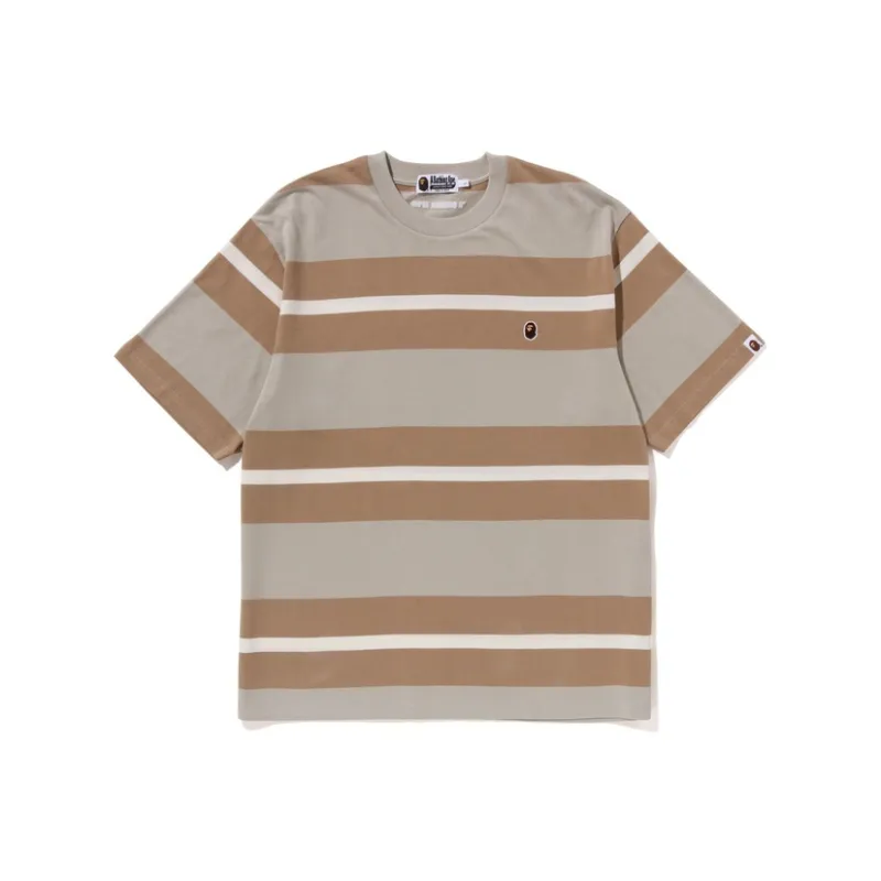 A BATHING APE Head One Point Hoop Tee-0