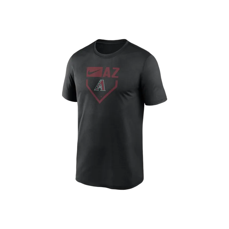 Nike Arizona Diamondbacks Home Plate Icon Legend T-Shirt Men's Black-0