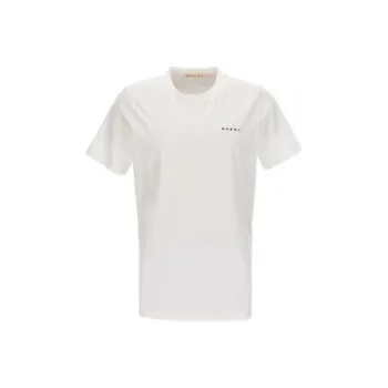 MARNI Logo Embroidered Crewneck T Shirt