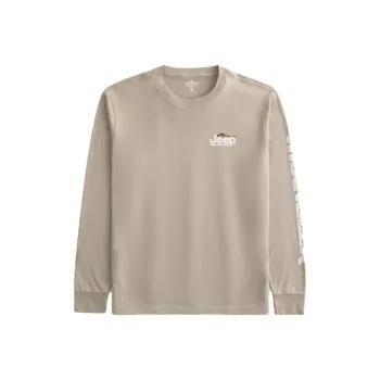 Hollister T-Shirts Men Light Brown
