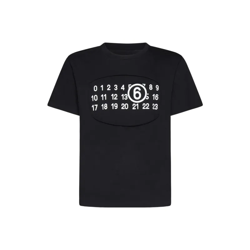 MM6 Maison Margiela T Shirt Men's Black-0