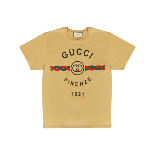 GUCCI Regular T Shirt Men's Beige