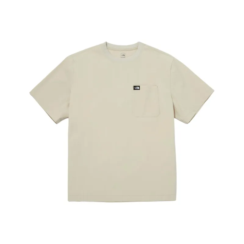 THE NORTH FACE M'S ALL ROUND EX S/SR/TEE T Shirt Men's Light Beige-0