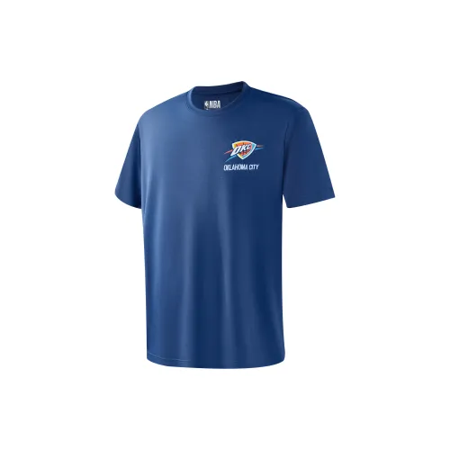 NBA Oklahoma City Thunder T Shirts Unisex Navy Blue