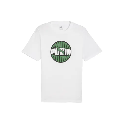 PUMA GRAPHICS Circular Men's Tee T-Shirt Men's White