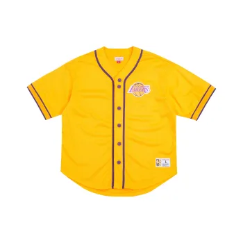 Mitchell Ness T-Shirts Unisex Yellow