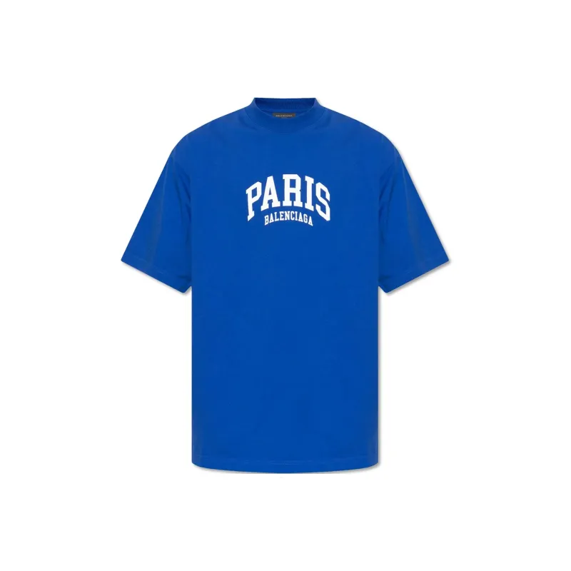 Balenciaga T Shirts Men Blue-0