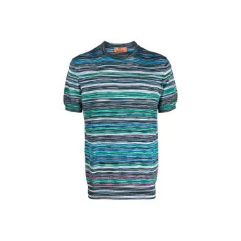 MISSONI Striped Crewneck T Shirt