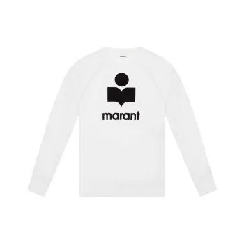 ISABEL MARANT Logo Printed Long Sleeved Sweatshirt