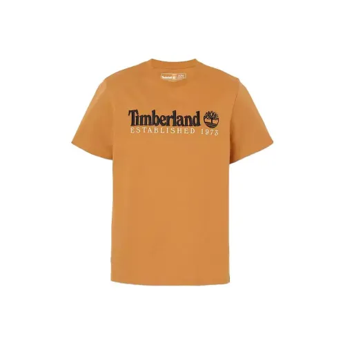 Timberland T-Shirts Men Orange