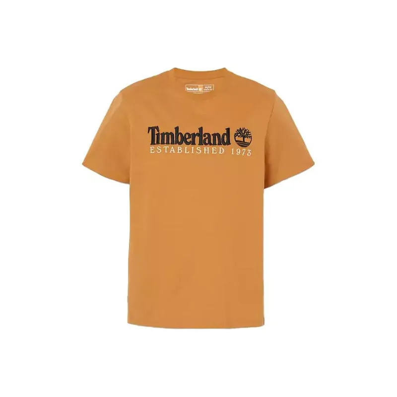 Timberland T-Shirts Men Orange-0