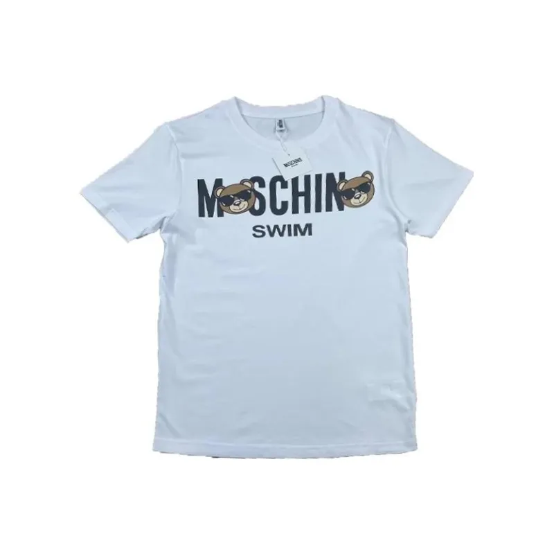 MOSCHINO T Shirt Unisex Sunglasses Bear White-0