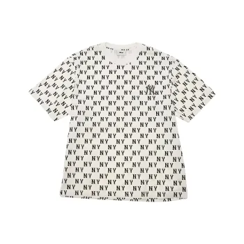 MLB New York Yankees T Shirts Unisex Cream