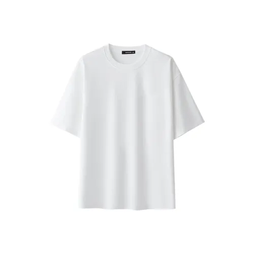 Jean West T Shirt Drop Shoulder Sleeve Summer Men's White