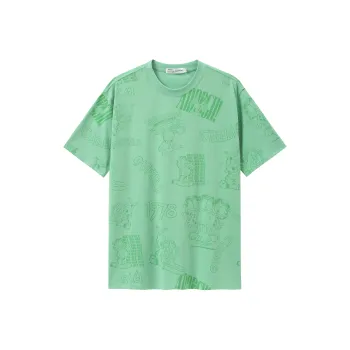 FUN X Garfield T Shirt Unisex Soft Green