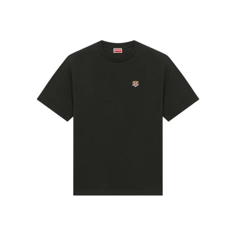 KENZO Lucky Tiger Embroidered Crewneck T Shirt-0