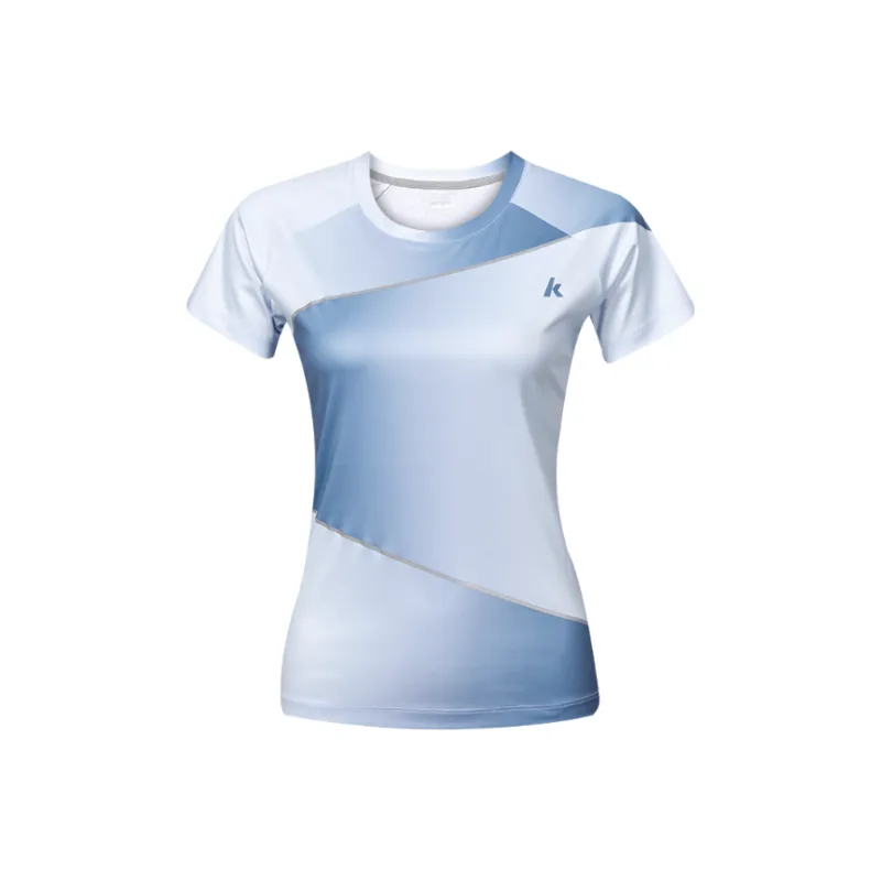 Kawasaki Breathable Quick Dry Short Sleeved Women's Milk Tea Pink-3