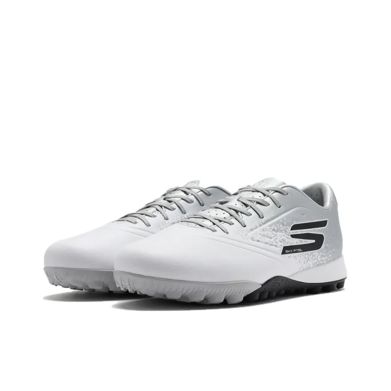 Skechers GO SOCCER MENS Artificial Ground Cushioning, Wear Resistant Soccer Shoes Men's White Silver-2