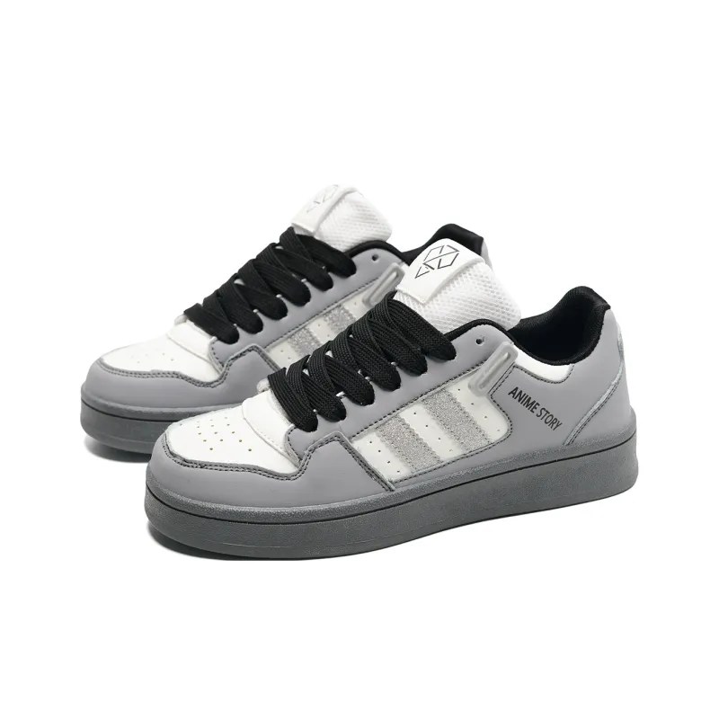 Teddy Bear Collection Coverage Slip Resistant And Abrasion Resistant Low Top Skateboard Shoes Unisex-3