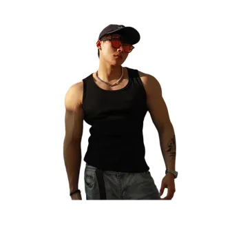 NEAR HERE Fashion Minimalist Style Sleeveless Sports Shirt Unisex