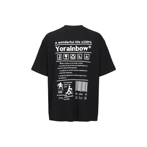 YearnObtainRainbow 남녀공용 티셔츠