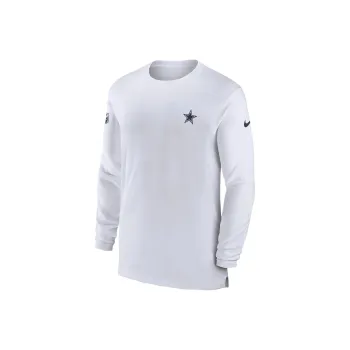 Nike Dri FIT Sideline Coach NFL Dallas Cowboys T Shirt United States Rugby League Dallas Cowboys Men's White