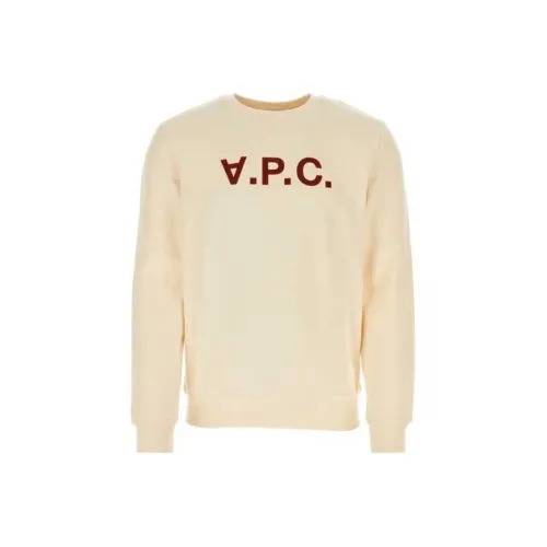 A.P.C Logo-Printed Straight Hem Sweatshirt