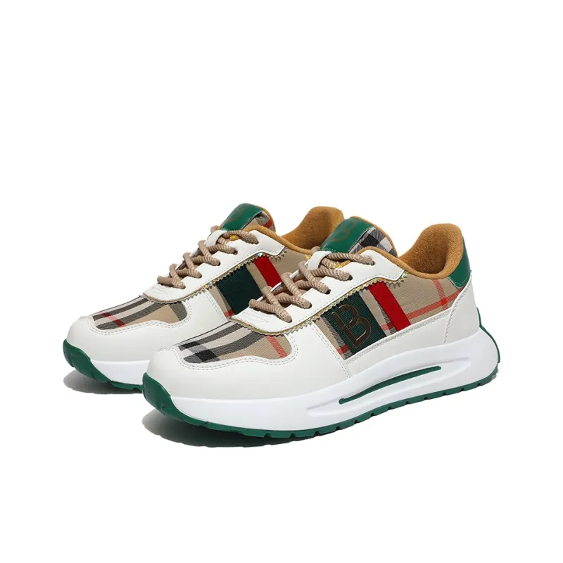 M.M Party Casual Shoes Unisex Low Top Madrid White/Ireland Black-1