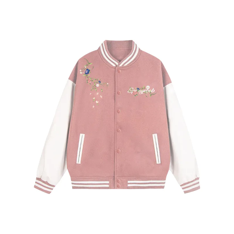 SPONGEBOB SQUAREPANTS Baseball Jacket Unisex-7