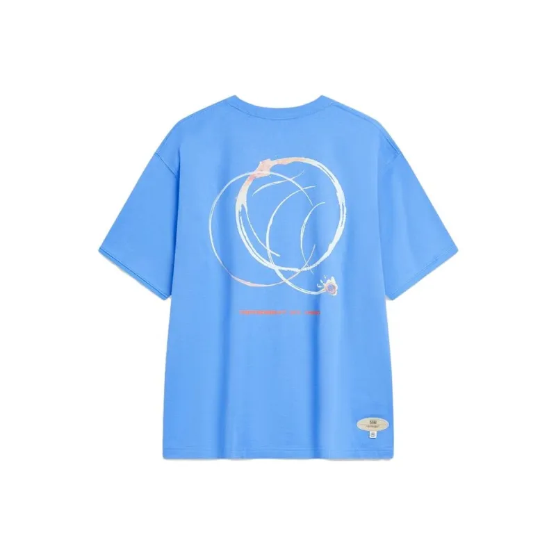 LiNing Badfive T Shirt Unisex Bay Blue-0