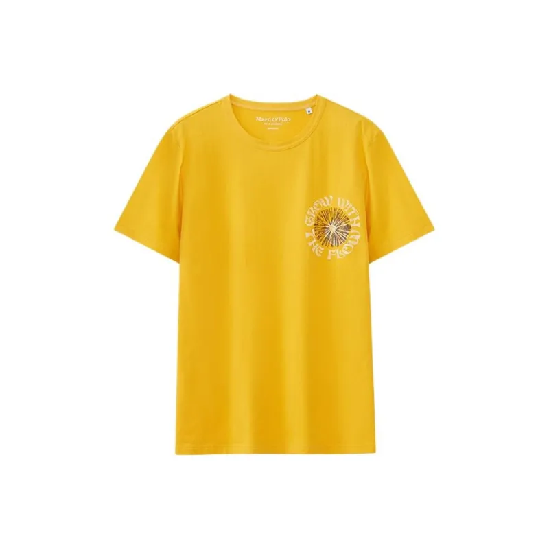 MARC OPOLO T Shirts Men Medium Yellow-0