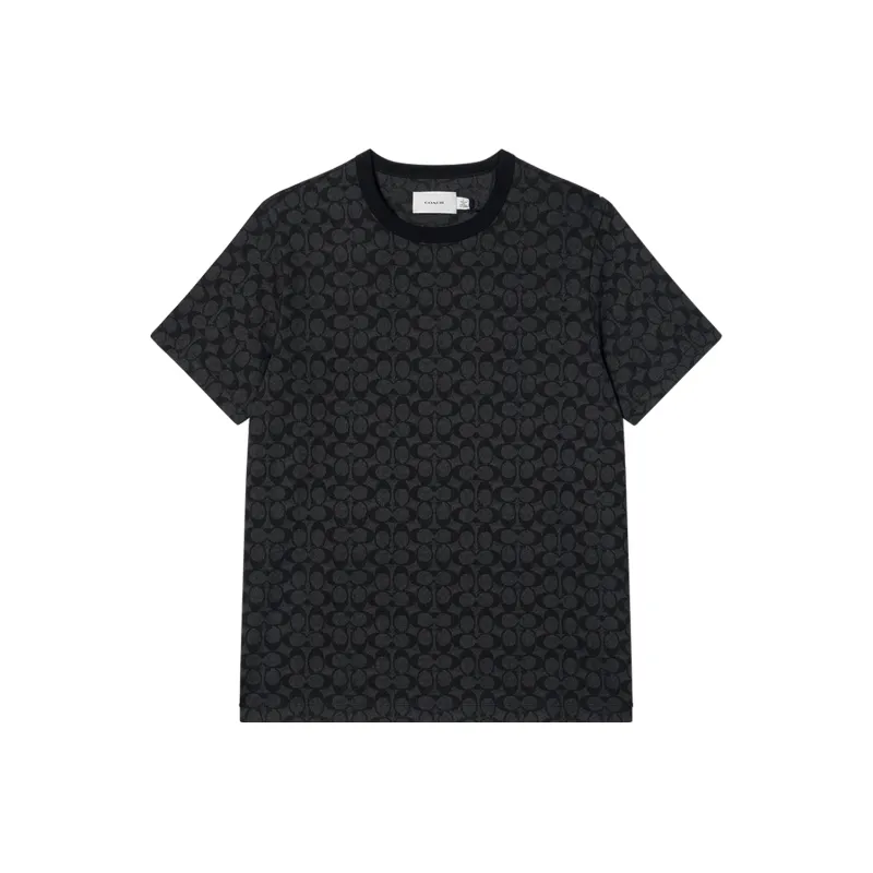 COACH SS24 T Shirt Unisex Black-0