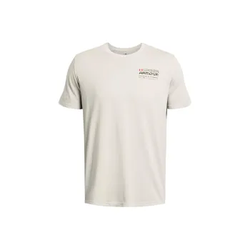 Under Armour UA Reaching Peak T Shirt Men's Ecru