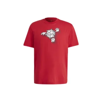 Adidas T Shirts Men Red