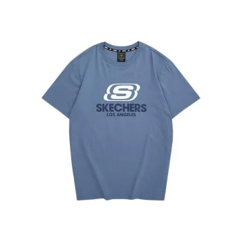 Skechers T-Shirt Unisex Blue Floral Crown