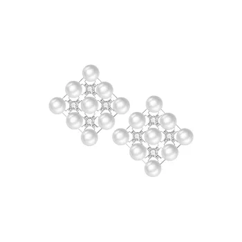 Andaozi Pearl Stud Earrings Women's